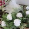 100-Pack: White Carnation Picks, 5" Stems, 3.5" Wide, Floral Home by Artificial Flowers
